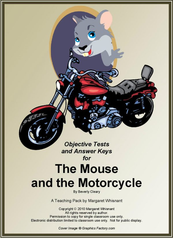 Mouse and the Motorcycle, The: Objective Tests Teaching Guide