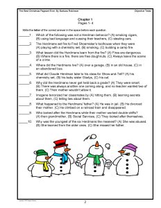 Best Christmas Pageant Ever