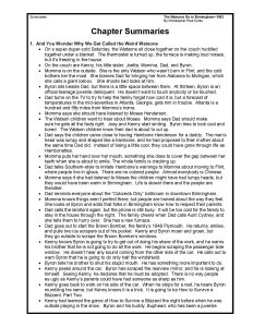 Watsons Go to Birmingham