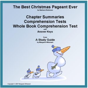 The Best Christmas Pageant Ever Chapter Tests/ Summaries