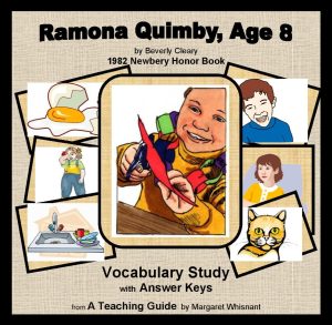 Ramona Quimby, Age 8: Vocabulary Study