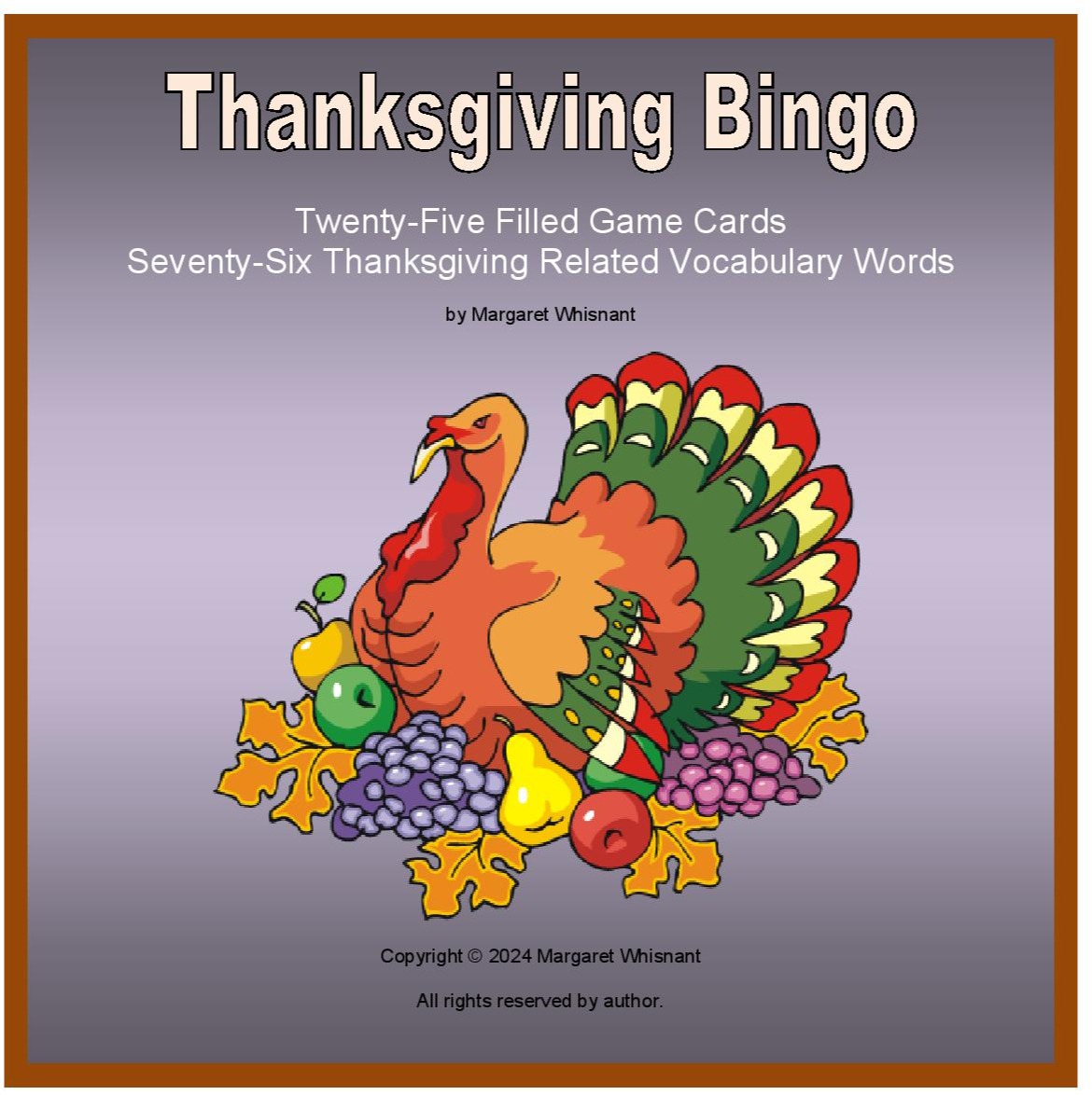 Thanksgiving Bingo