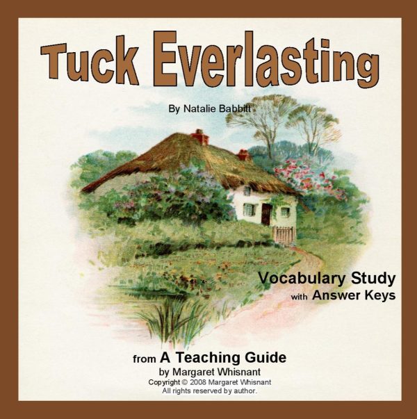 Tuck Everlasting: Vocabulary Study