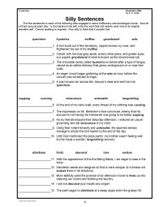 Charlotte's Web Vocabulary