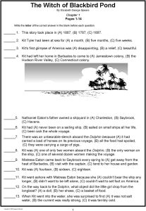 Witch of Blackbird Pond