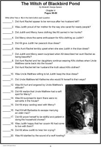 Witch of Blackbird Pond