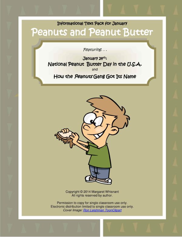 Informational Texts for January:  Peanuts and Peanut Butter