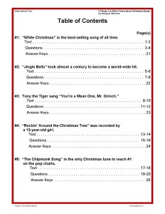 Christmas Reading Passages