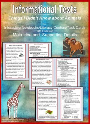 Informational Texts Things I Didn't Know about Animals--Main Idea