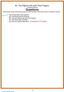 Thanksgiving Questions