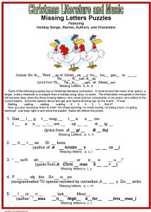 Christmas Spelling Bell Ringers