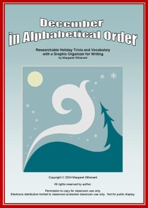 December in Alphabetical Order Bell Ringer Brain Teaser