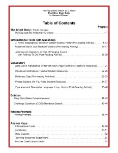 O. Henry Short Story