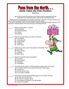 December Christmas Figurative Language