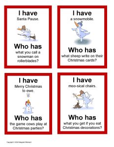 Christmas Puns Game