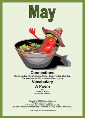 May Connections, Vocabulary, Poem Brain Teaser Bell Ringer