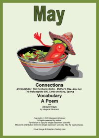 May Connections, Vocabulary, Poem Brain Teaser Bell Ringer