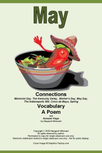 May Connections, Vocabulary, Poem Brain Teaser Bell Ringer