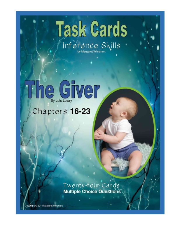 Task Cards:  The Giver Inference Skills Chapters 16-23