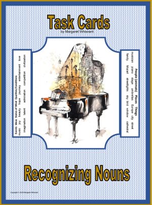Recognizing Nouns Task Cards
