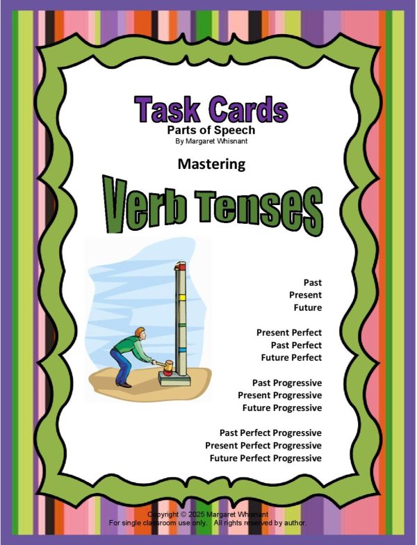 Verbs: Tenses Task Cards