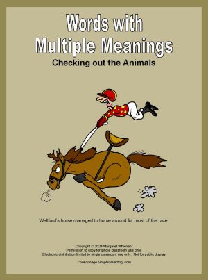 Words with Multiple Meanings:  Animals Grades 4-5