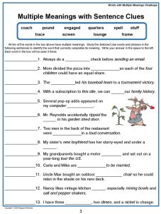 Words with Multiple Meanings